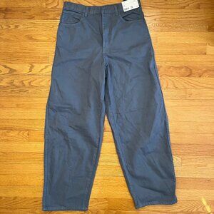 Uniqlo Barrel/Curve Pant, Size 27, Charcoal Gray/Blue